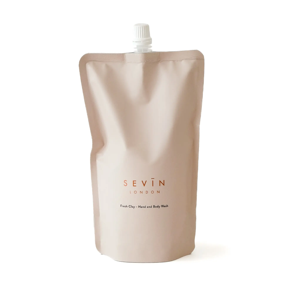 Sevin London FRESH CLAY HAND & BODY WASH Refill Pouch 500ml - ЗАСІБ ДЛЯ МИТТЯ РУК І ТIЛА (рефіл) Sevin London FRESH CLAY HAND & BODY WASH Refill Pouch 500ml - ЗАСІБ ДЛЯ МИТТЯ РУК І ТIЛА (рефіл)